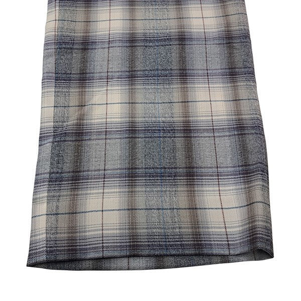 AURALEE(オーラリー) 23AWSUPER LIGHT WOOL CHECK EASY SLACKS