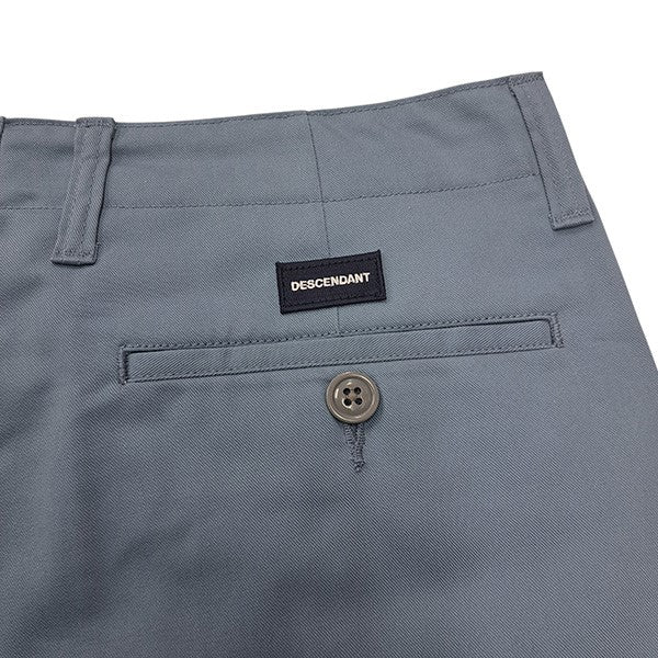 DESCENDANT DC-6 Wide ワークパンツ グレー （グリーン系） DESCENDANT/DC-6 TWILL TROUSERS (GRAY)