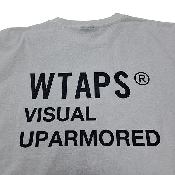 WTAPS(ダブルタップス) ロゴプリントTシャツ ホワイト サイズ 03