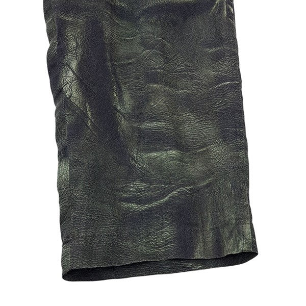 15SS転写プリントリネンパンツHU-P23-306