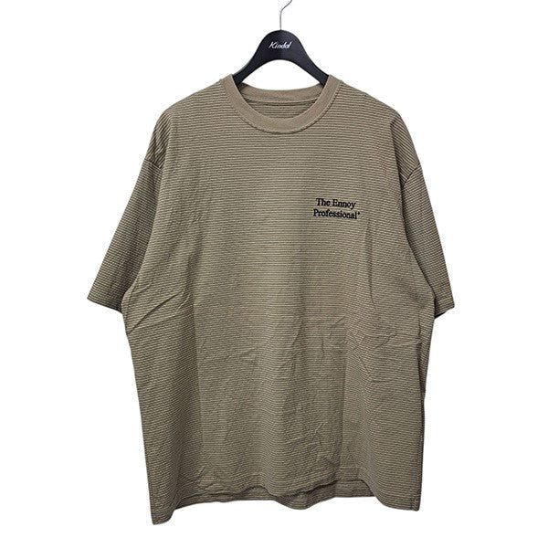 The Ennoy Professional 23SSS／S Border T-ShirtボーダーTシャツSS23BRENCT05AM 古着・中古-1枚目のアイテム画像
