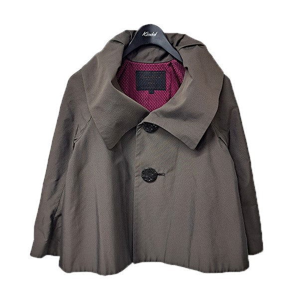 UNDERCOVER 07SSPURPLE期裏地メッシュビッグカラーショートジャケット7S5-B1 古着・中古-1枚目のアイテム画像