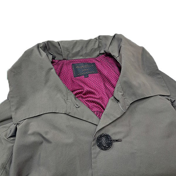 UNDERCOVER 07SSPURPLE期裏地メッシュビッグカラーショートジャケット7S5-B1 古着・中古-4枚目のアイテム画像