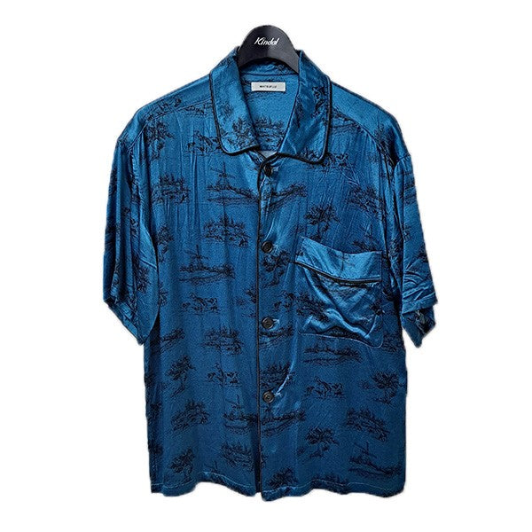 DAYDREAM Printed Short-Sleeve Shirt半袖パイピングシャツM211-0301