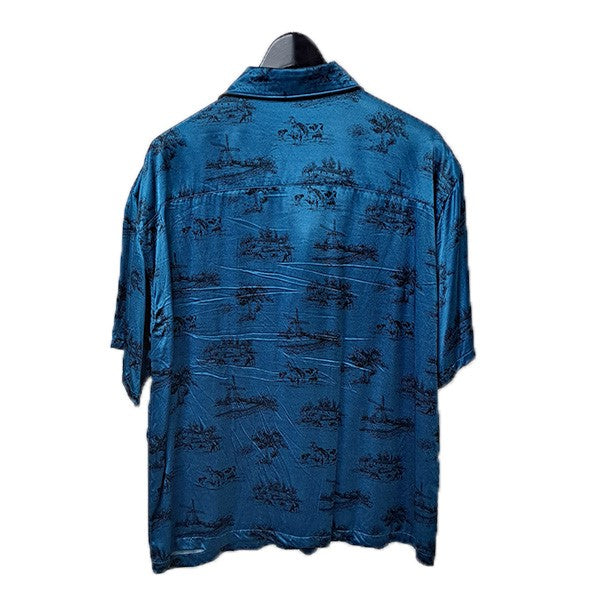 DAYDREAM Printed Short-Sleeve Shirt半袖パイピングシャツM211-0301