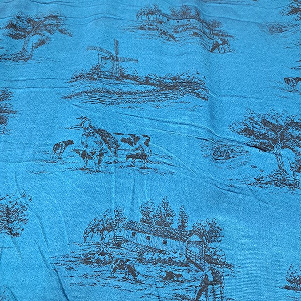 DAYDREAM Printed Short-Sleeve Shirt半袖パイピングシャツM211-0301
