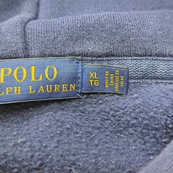 POLO RALPH LAUREN アシンメトリーパッチワークスウェットプルオーバーパーカー 古着・中古-6枚目のアイテム画像