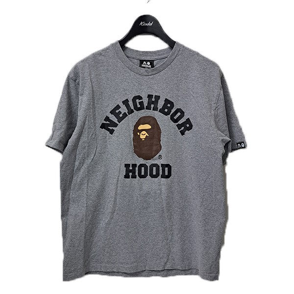 A BATHING APE×NEIGHBORHOOD アーチロゴプリントTシャツ001TEJ231901C