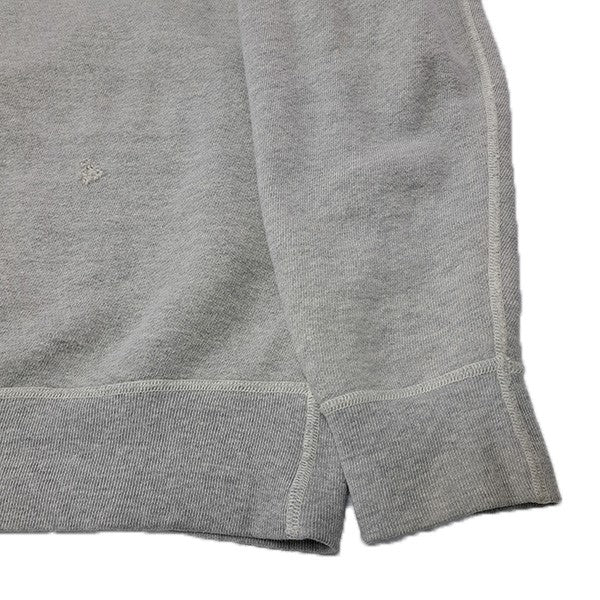 A．PRESSE Vintage Washed Sweat Shirtダメージ加工ラグランスウェットトレーナー22SAP-05-03M 古着・中古-4枚目のアイテム画像