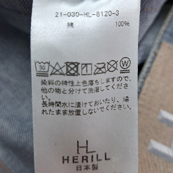 HERILL 15oz Denim Tuck Splash 4PKペイントクラッシュ加工タックデニムパンツ21-030-HL-8120-3 古着・中古-9枚目のアイテム画像