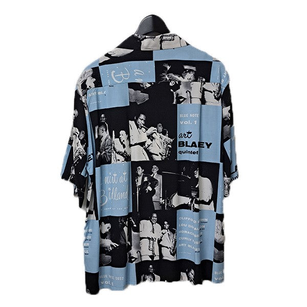 WACKO MARIA 24SSBLUE NOTE HAWAIIAN SHIRT S／Sブルーノートハワイアンシャツ JAZZ柄アロハシャツ 古着・中古-2枚目のアイテム画像