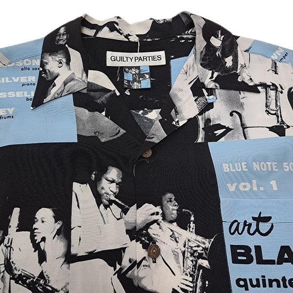 WACKO MARIA 24SSBLUE NOTE HAWAIIAN SHIRT S／Sブルーノートハワイアンシャツ JAZZ柄アロハシャツ 古着・中古-3枚目のアイテム画像