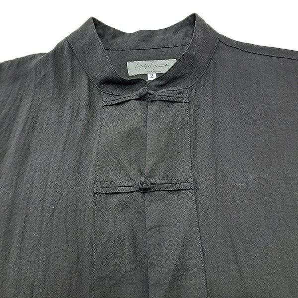 Yohji Yamamoto pour homme Shaka Button Blouseシャカボタンブラウス 7分袖ロング丈シャツHS-B10-200 古着・中古-3枚目のアイテム画像