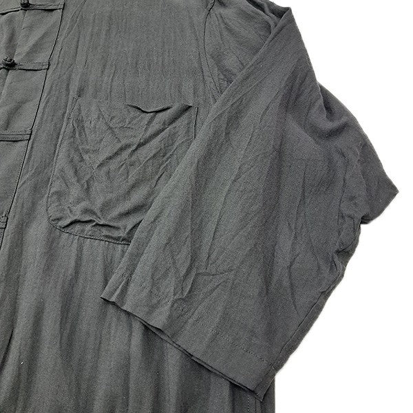 Yohji Yamamoto pour homme Shaka Button Blouseシャカボタンブラウス 7分袖ロング丈シャツHS-B10-200 古着・中古-4枚目のアイテム画像