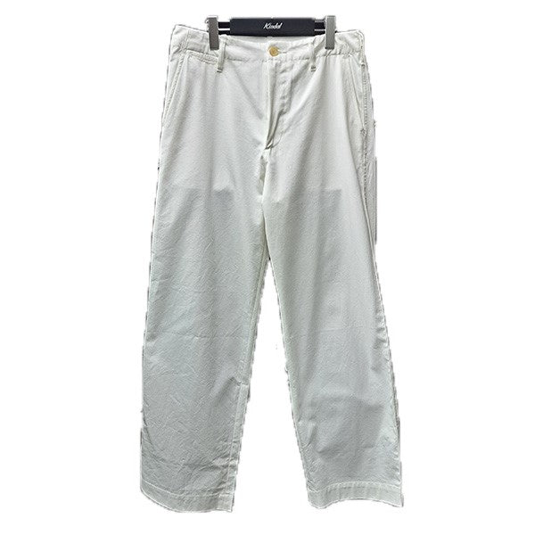 WASHED FINX LIGHT CHINO PANTSストレートチノパンツA20SP01CN