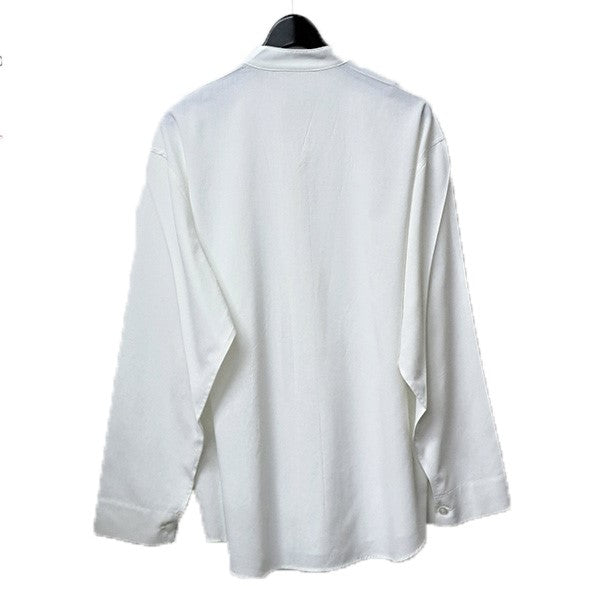 HOMME PLISSE ISSEY MIYAKE 26SSEMBROIDERY PRESS SHIRTエンブロイダリープレスシャツ バンドカラーシャツHP61FJ311 古着・中古-2枚目のアイテム画像