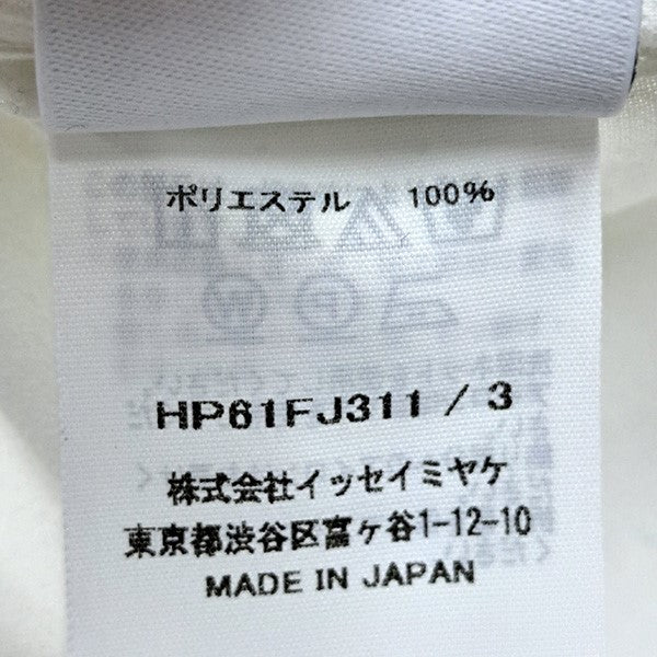 HOMME PLISSE ISSEY MIYAKE 26SSEMBROIDERY PRESS SHIRTエンブロイダリープレスシャツ バンドカラーシャツHP61FJ311 古着・中古-7枚目のアイテム画像
