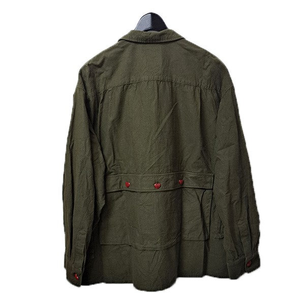 TENBOX(テンボックス) DRUG DEALER SHIRTハートボタンドラッグ