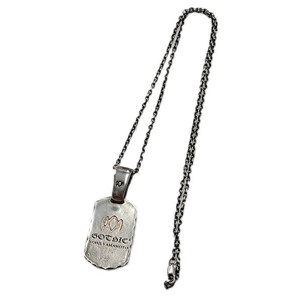 し*す様 gothic yohji yamamoto dog tag ネックレス GOTHIC YOHJI YAMAMOTO(ゴシックヨウジヤマモト) DOG TAG PENDANT