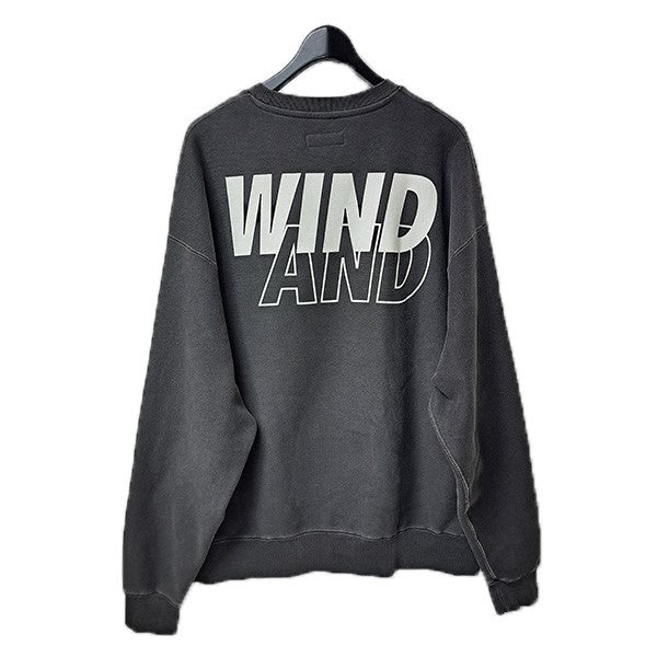WIND AND SEA×PEANUTS Snoopy Pigment Crewneck SweatshirtスヌーピースウェットトレーナーWDS-C-SMT-26-Q1-CS-05 古着・中古-2枚目のアイテム画像