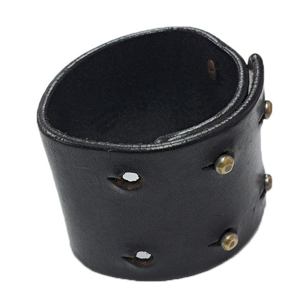 RICK OWENS レザーブレスレット 古着・中古-2枚目のアイテム画像