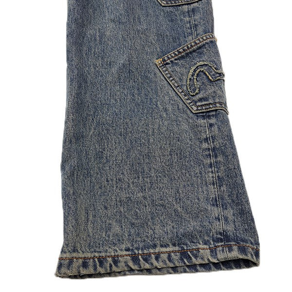 EVISU×FLAGSTUFF MANY POCKET DENIM PANTSメニーポケットデニムパンツ 古着・中古-4枚目のアイテム画像