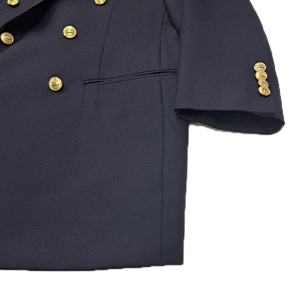 POLO RALPH LAUREN 80s三角タグ 金ボタンダブルジャケット 古着・中古-4枚目のアイテム画像