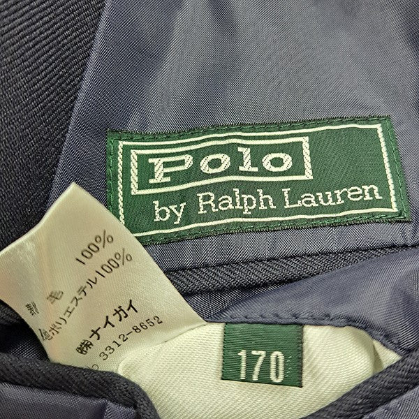 POLO RALPH LAUREN 80s三角タグ 金ボタンダブルジャケット 古着・中古-6枚目のアイテム画像
