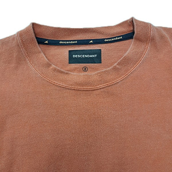 DESCENDANT 25SSOTL ORGANIC COTTON LS PIGMENT DYEバックプリントピグメントダイTシャツ 古着・中古-3枚目のアイテム画像