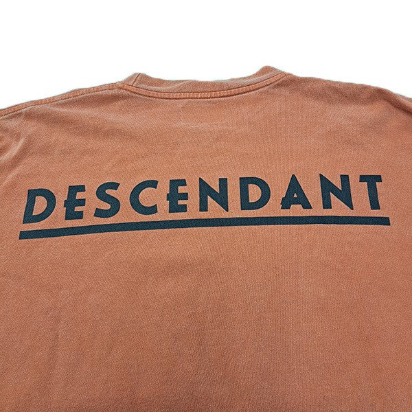 DESCENDANT 25SSOTL ORGANIC COTTON LS PIGMENT DYEバックプリントピグメントダイTシャツ 古着・中古-4枚目のアイテム画像