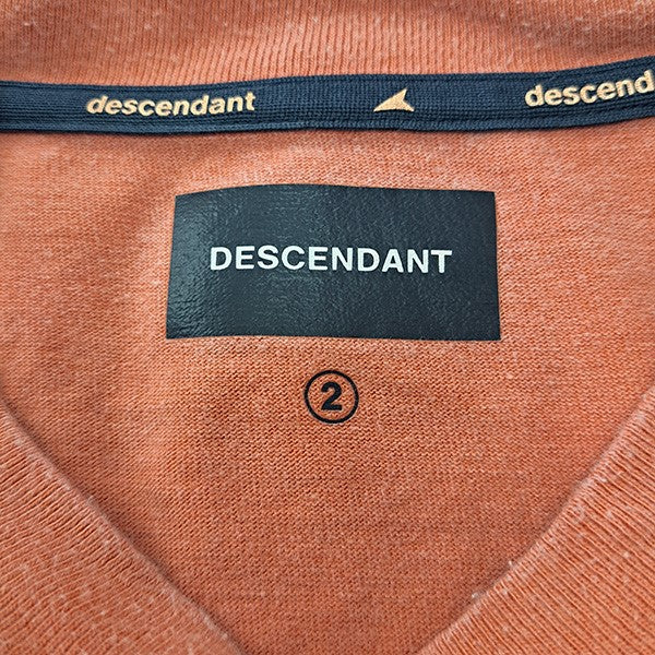 DESCENDANT 25SSOTL ORGANIC COTTON LS PIGMENT DYEバックプリントピグメントダイTシャツ 古着・中古-5枚目のアイテム画像