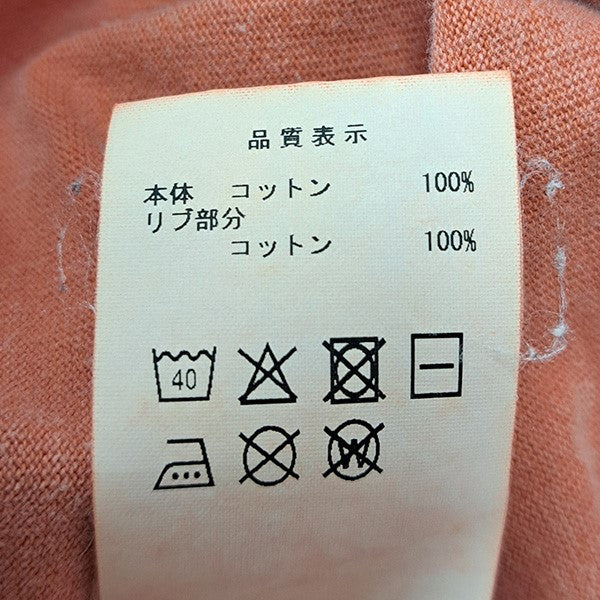 DESCENDANT 25SSOTL ORGANIC COTTON LS PIGMENT DYEバックプリントピグメントダイTシャツ 古着・中古-6枚目のアイテム画像