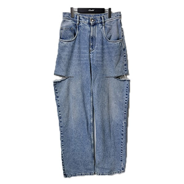 Maison Margiela 25SSSLASH DETAIL DENIM PANTSスラッシュディテールデニムパンツS51LA0051 古着・中古-1枚目のアイテム画像