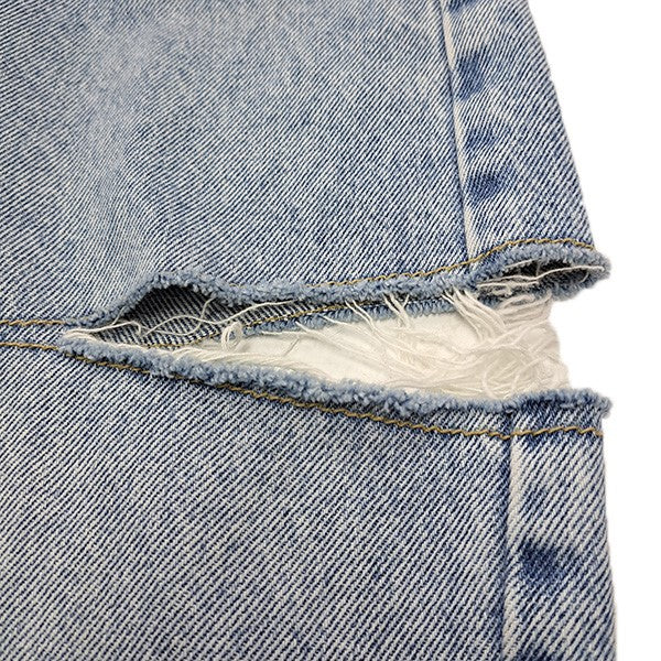 Maison Margiela 25SSSLASH DETAIL DENIM PANTSスラッシュディテールデニムパンツS51LA0051 古着・中古-4枚目のアイテム画像