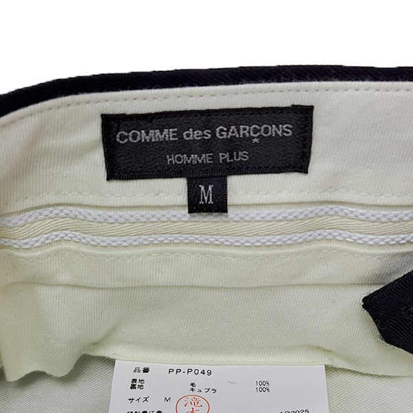 COMME des GARCONS HOMME PLUS 25AWウールギャバボックスプリーツパンツ ワイドテーパードタックスラックスPP-P049 古着・中古-5枚目のアイテム画像