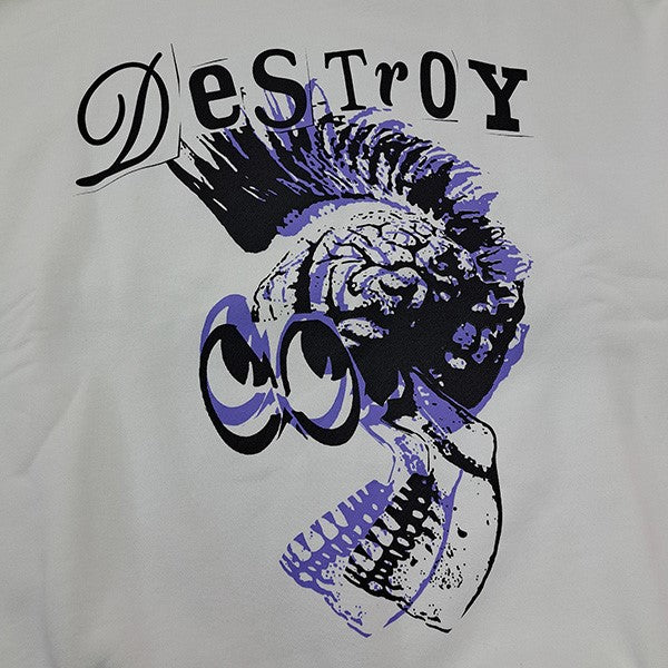 KIDILL 24AWDESTROY PUNK SKULL SWEATデストロイパンクスカルスウェットKL876 古着・中古-4枚目のアイテム画像