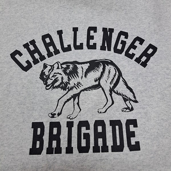 CHALLENGER 24AWWOLF COLLEGE C／N SWEATクルーネックスウェットトレーナーCLG-SW 024-006 古着・中古-4枚目のアイテム画像