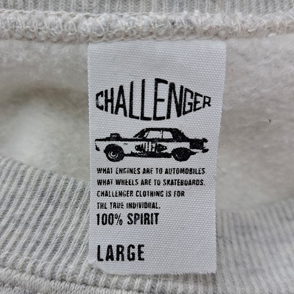 CHALLENGER 24AWWOLF COLLEGE C／N SWEATクルーネックスウェットトレーナーCLG-SW 024-006 古着・中古-5枚目のアイテム画像