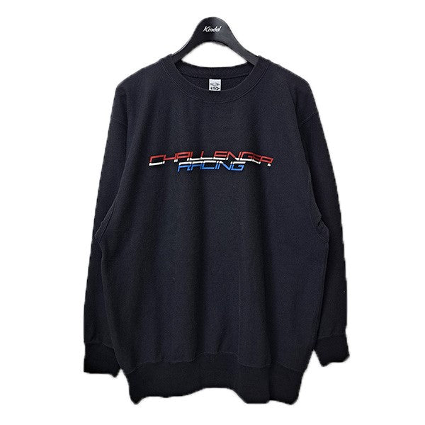 CHALLENGER 23AWRACING LOGO C／N SWEATクルーネックスウェットトレーナーCLG-SW 023-008 古着・中古-1枚目のアイテム画像