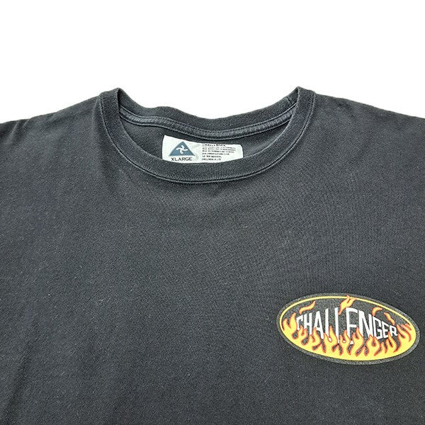 ファイヤーロゴTシャツ　オーバルプリントTシャツ