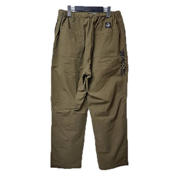 MASSES EASY PANTS BONEロゴ刺繍イージーパンツ 古着・中古-2枚目のアイテム画像