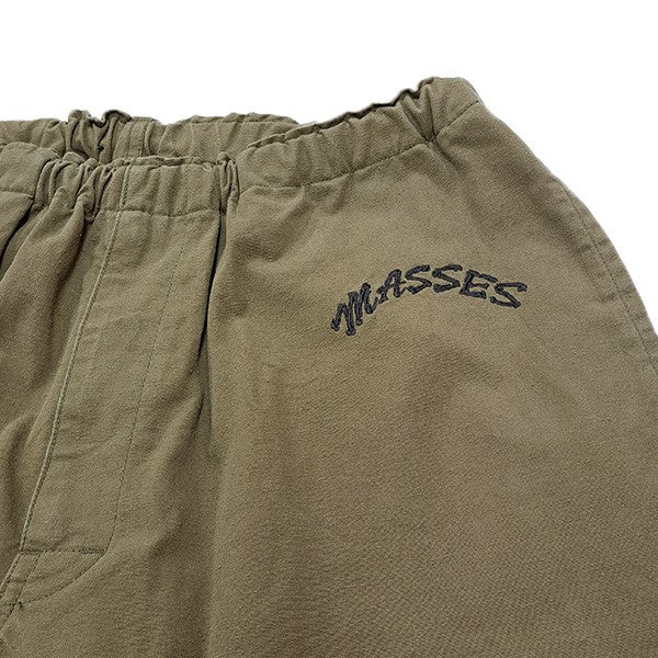 MASSES EASY PANTS BONEロゴ刺繍イージーパンツ 古着・中古-3枚目のアイテム画像
