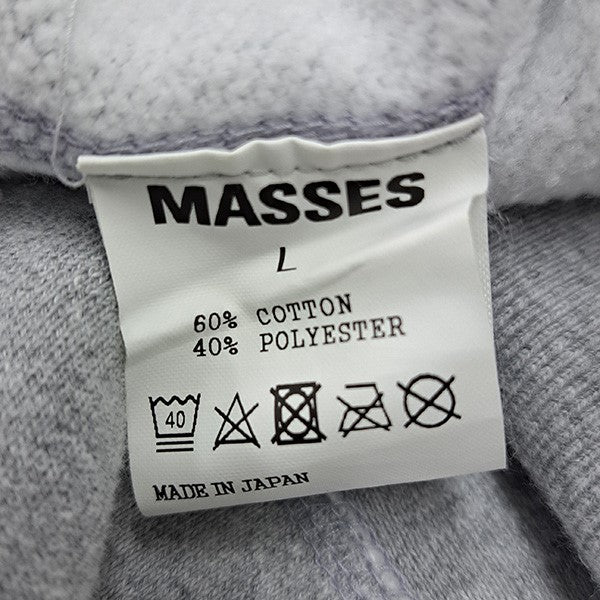 MASSES(マシス) 24AWSWEAT HOODED FREEDOM WASHプルオーバースウェット