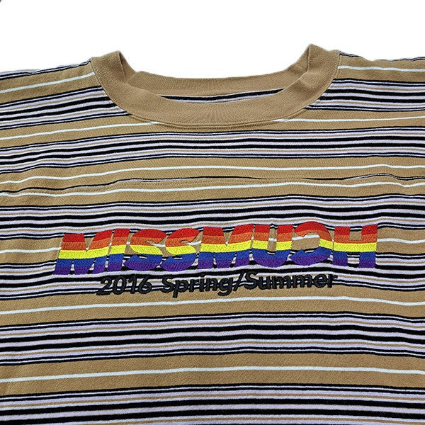 DAIRIKU(ダイリク) MISSMUCH Border Football Teeマルチボーダー