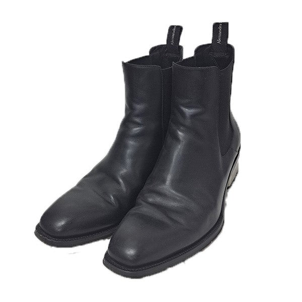 ALEXANDER McQUEEN サイドゴアミラーヒールブーツ627208 古着・中古-1枚目のアイテム画像