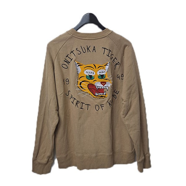 SWEAT TOP スウェットトップ刺繍ラグランスウェットトレーナー2183B182