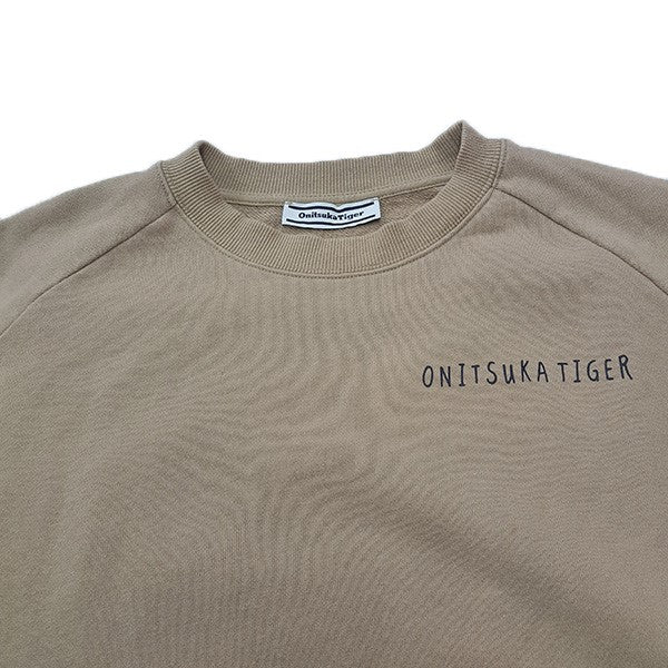 SWEAT TOP スウェットトップ刺繍ラグランスウェットトレーナー2183B182