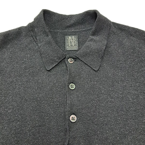 BATONER Essential 32G SMOOTH KNIT POLO SHORT SLEEVE32GスムースニットポロシャツBN-SE-004 古着・中古-3枚目のアイテム画像