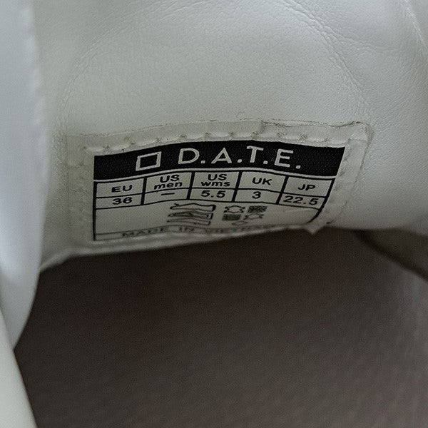 D．A．T．E． FUGA HF WHITE-SKYフーガスニーカー 古着・中古-7枚目のアイテム画像