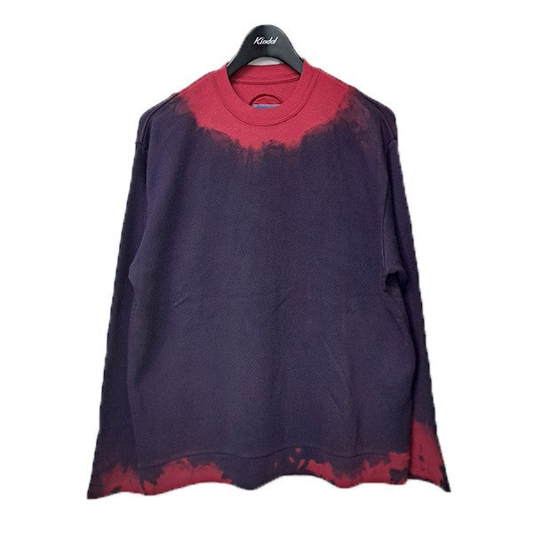 BLUE BLUE エイトロックスムースインディゴムラゾメロングリスリーブTシャツ 古着・中古-1枚目のアイテム画像